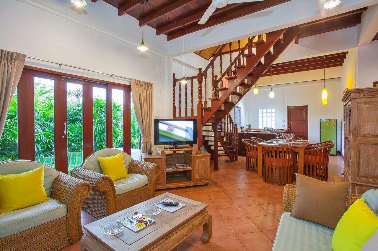 Traditional Thai Villa Nikkie In Tropical Nature, 4Br & Pool, Near Rawai Beach Nai Harn エクステリア 写真