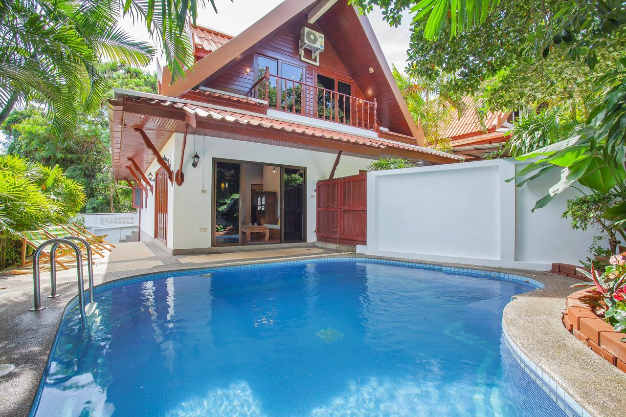 Traditional Thai Villa Nikkie In Tropical Nature, 4Br & Pool, Near Rawai Beach Nai Harn エクステリア 写真